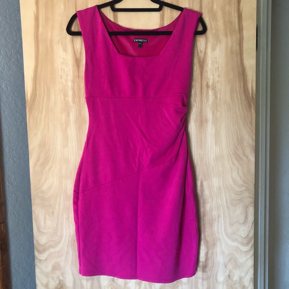 Pink Express Fitted Dress Size 4